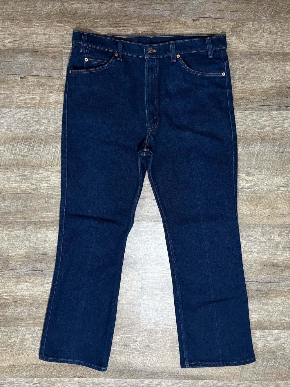 VTG Levi’s 517 Orange Tab Jeans Men's 40X32 Dark Wash Made in USA 1995